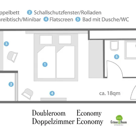 Hotell Gruener Baum 3*