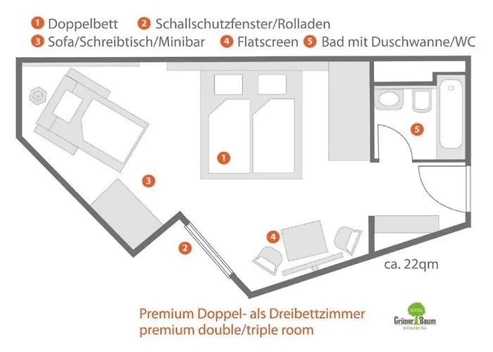 Hotel Gruener Baum Würzburg